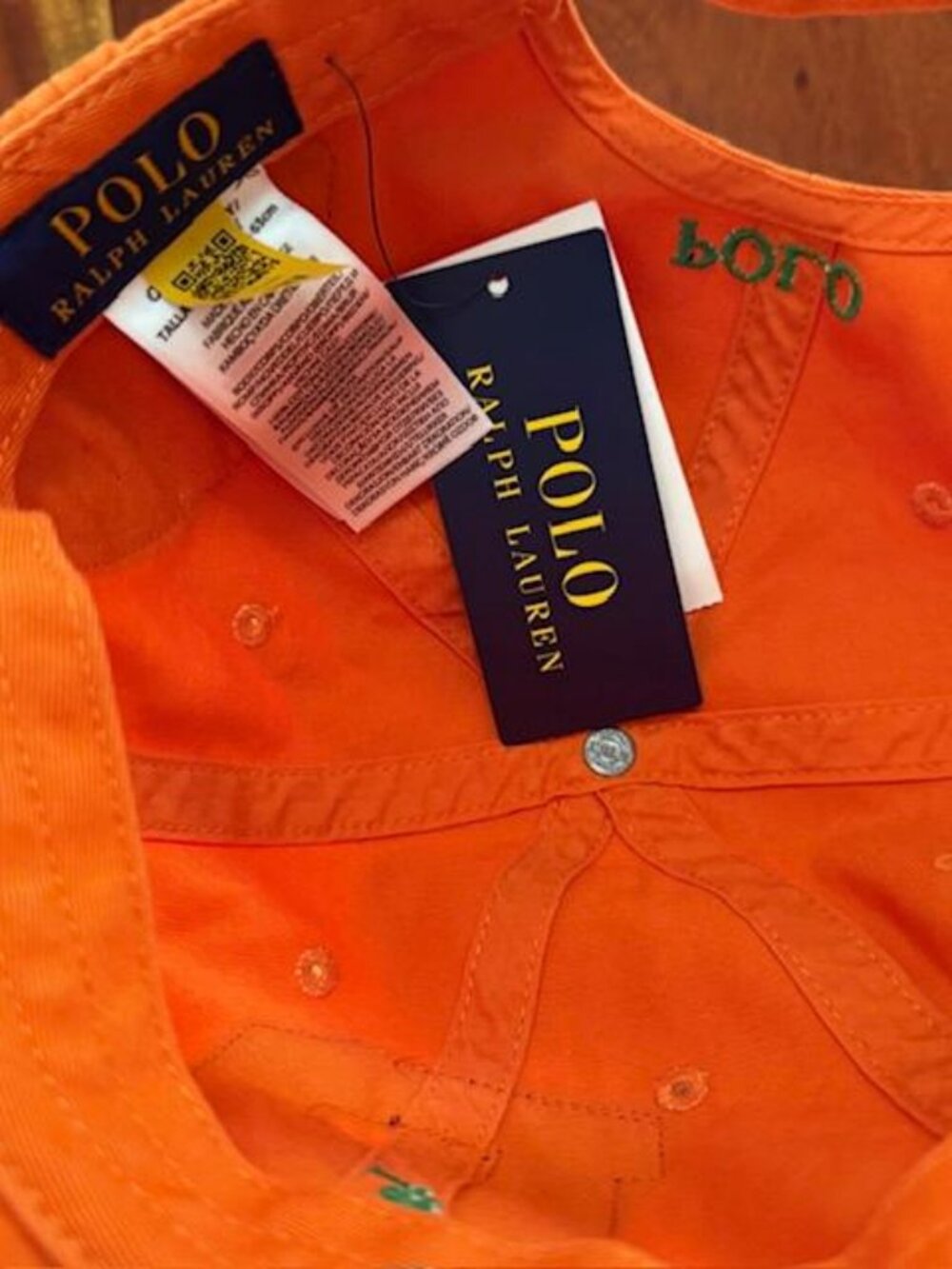 NWT POLO RALPH LAUREN 1 OF 1 ORANGE LETTERMAN P TIGER RLPC 67 FOOTBALL PATCHES - Picture 8 of 8